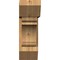 Ekena Millwork Olympic Slat Rough Sawn Bracket w/ Offset Brace, Western Red Cedar, 8"W x 24"D x 24"H BKT0806X24X24OLY06RWR - alternate 4